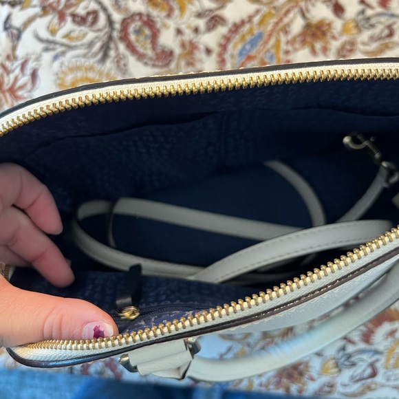 Kate Spade Blue & White Purse - Picture 4 of 4